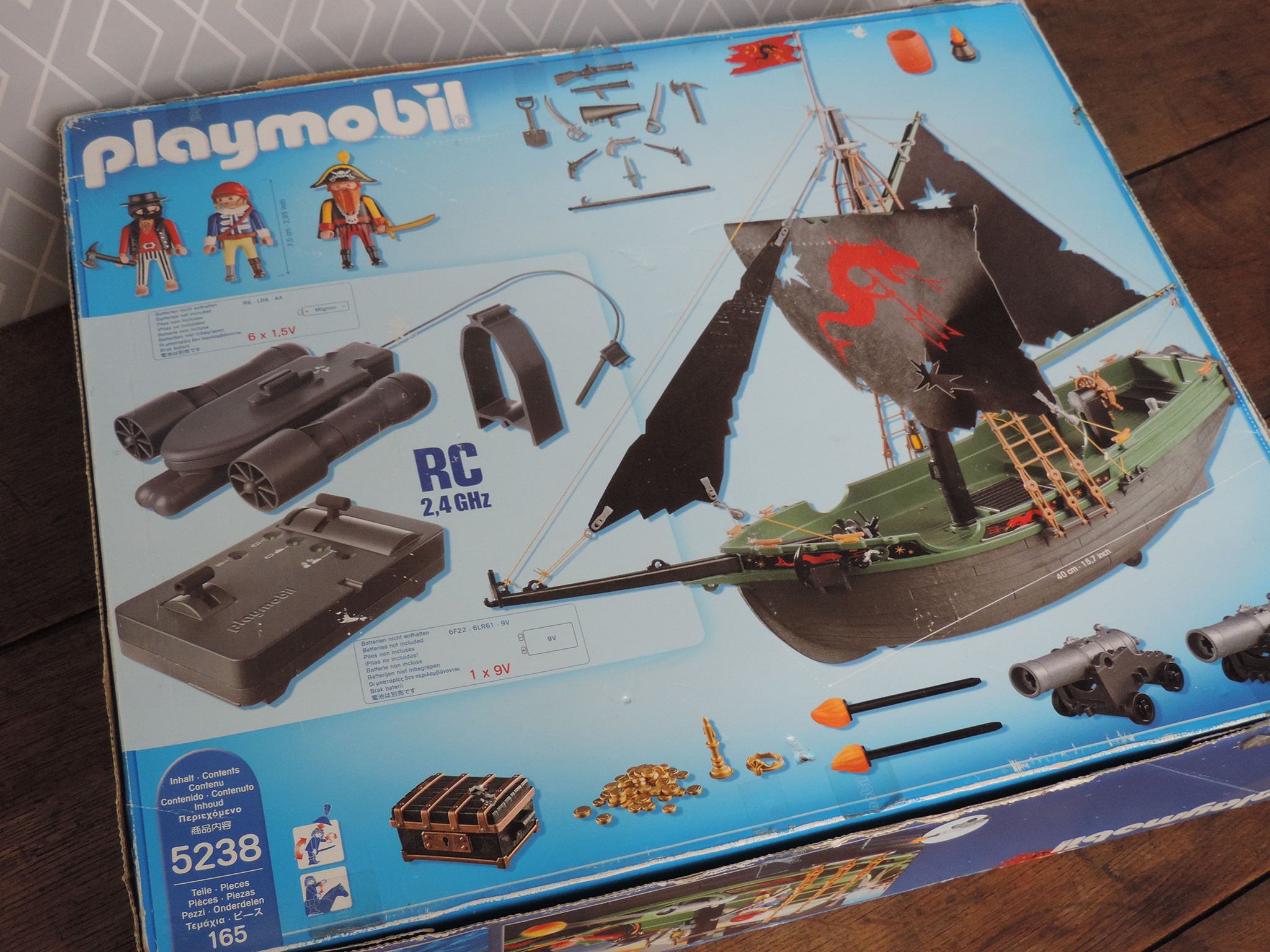 Playmobil – 5238 - bateau pirates avec moteur submersible