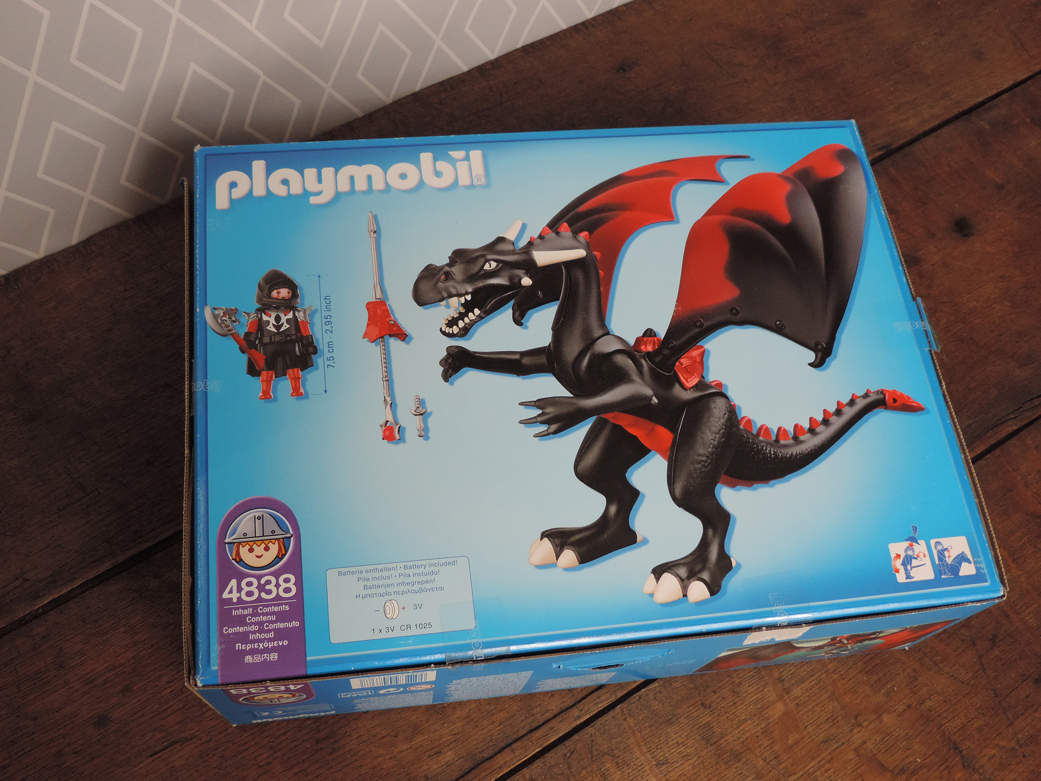 Playmobil PLAYMOBIL 4838 Dragon avec flamme lumineuse