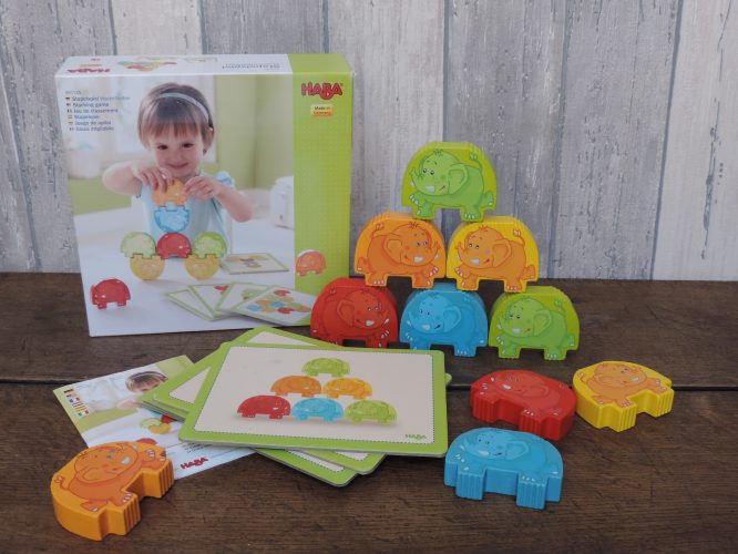 Jeu d'encastrement éléphants cascadeurs - Haba