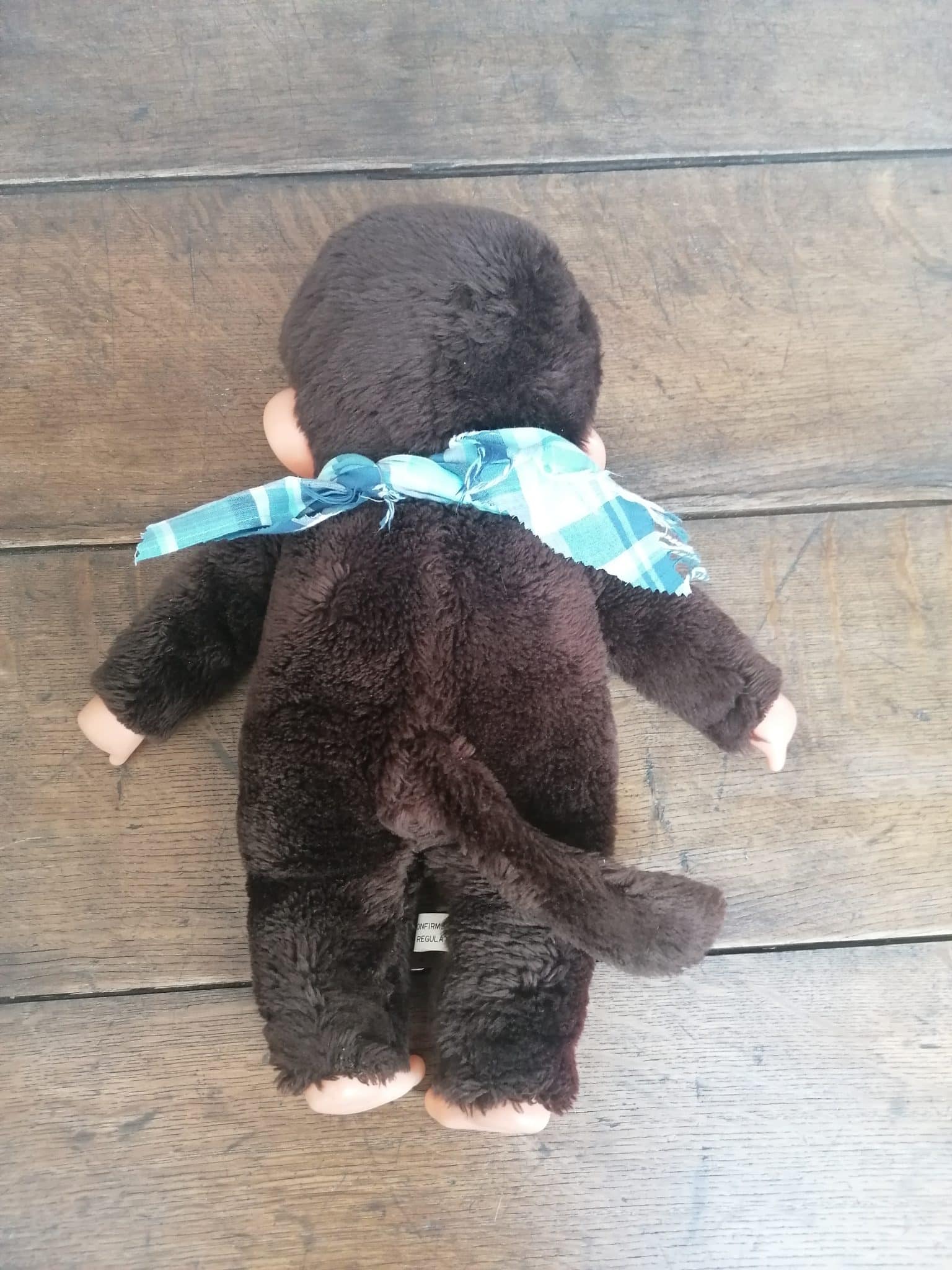 ZV – Poupée Kiki Monchhichi Sekiguchi 1974 Vintage Original Fourrure Marron - Mobilier enfant