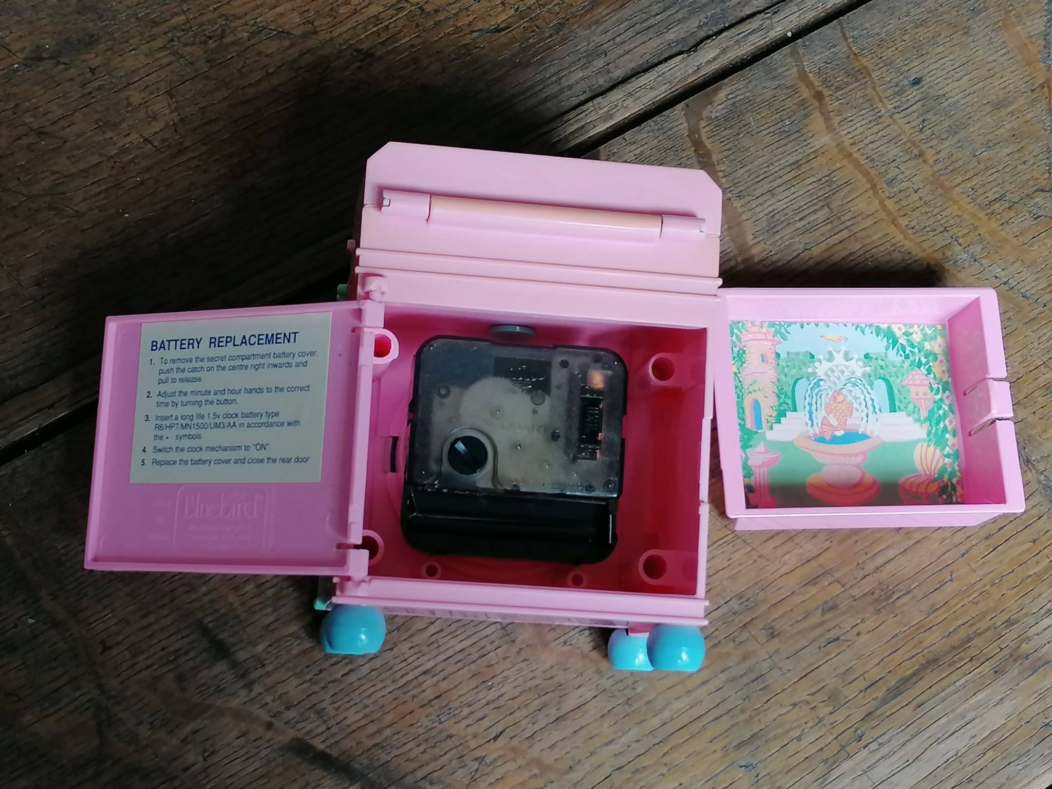 Montre Polly Pocket Vintage 1994 – Horloge Miniature Qui Fonctionne – Jouet Collection