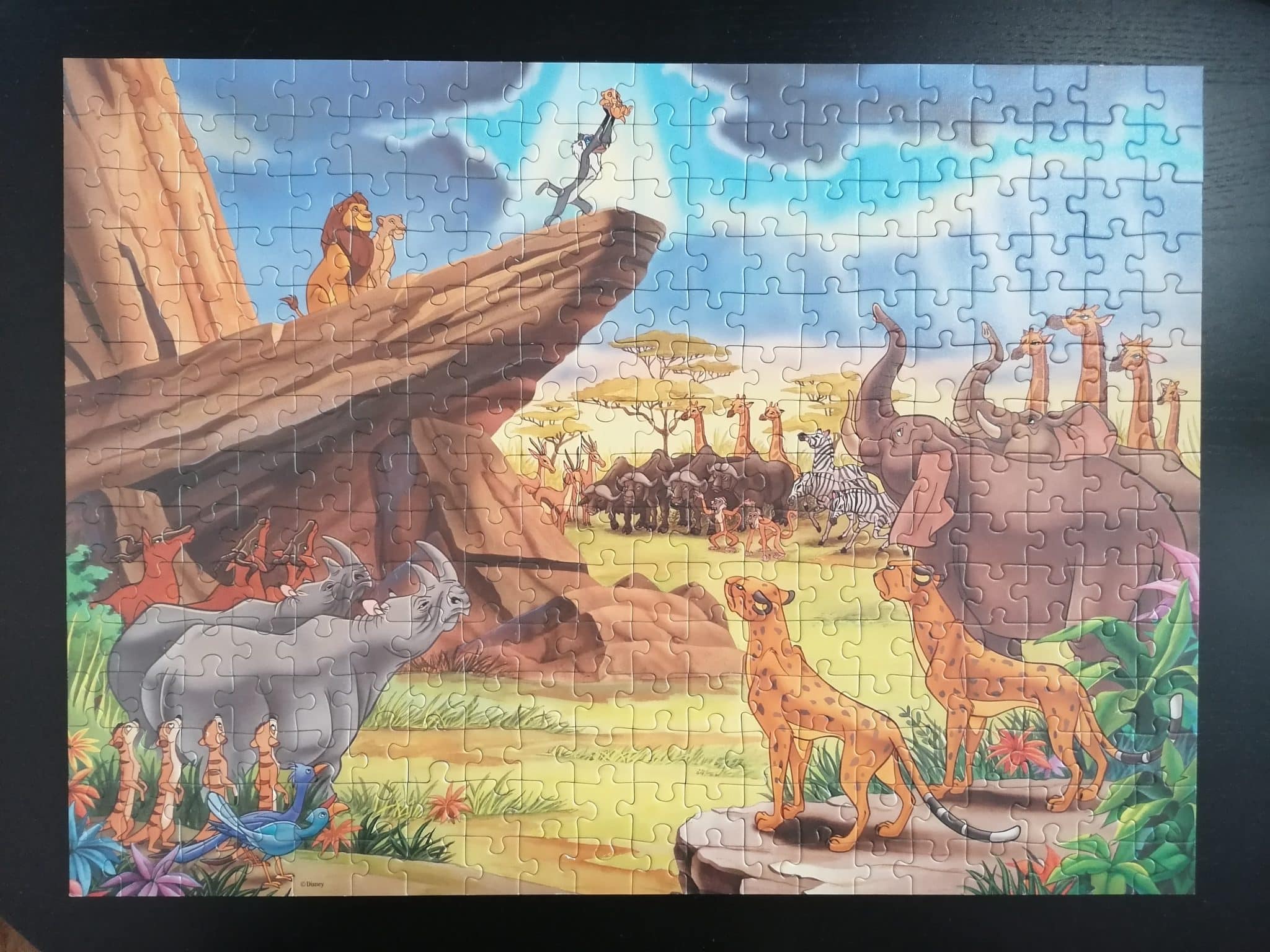 Puzzle « Rassemblement pour le roi lion » Ravensburger