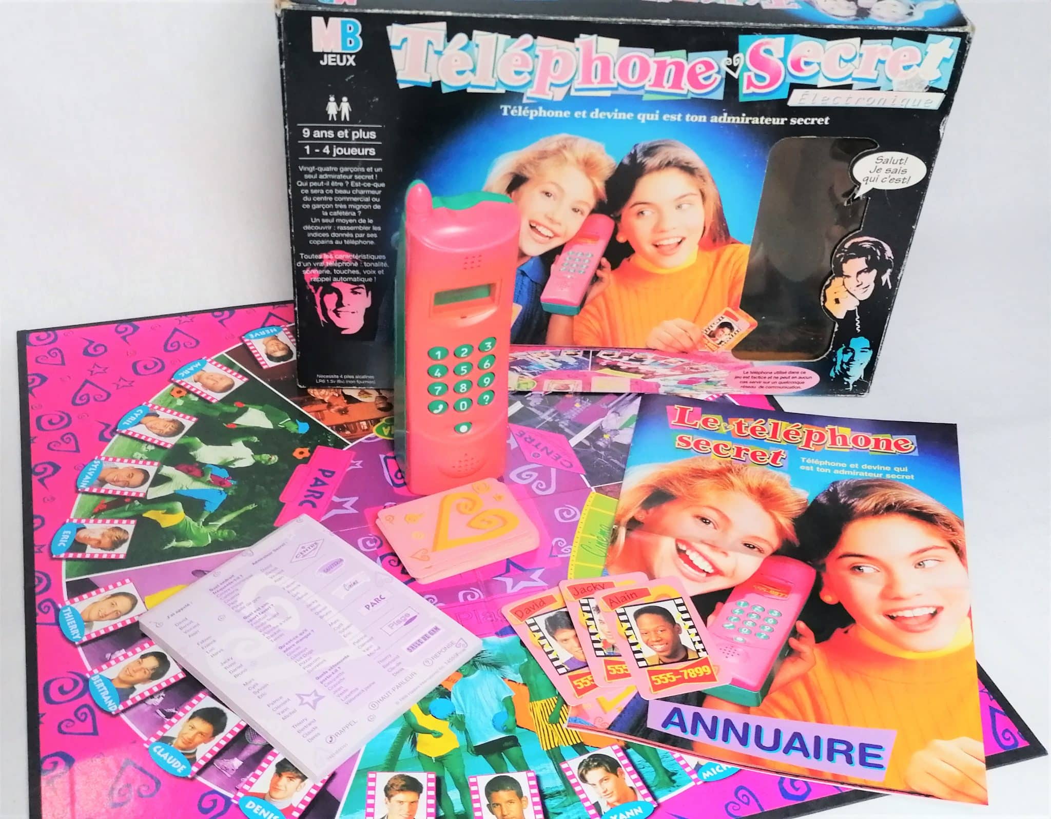 Téléphone Secret - Jeu MB 1996 - jouets rétro jeux de société