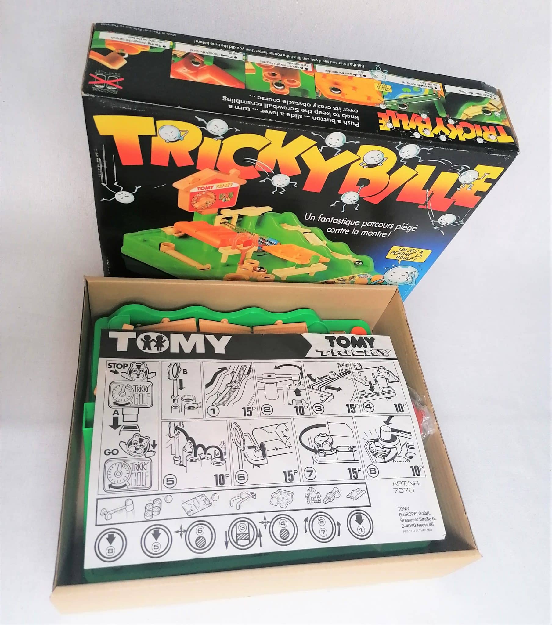 Tricky Bille - Jeu Tomy 1989 - jouets rétro jeux de société