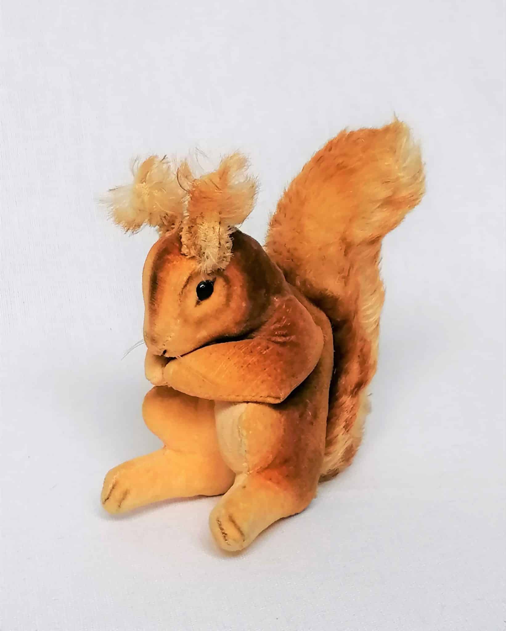 Ancienne peluche écureuil - Grenier d'enfance