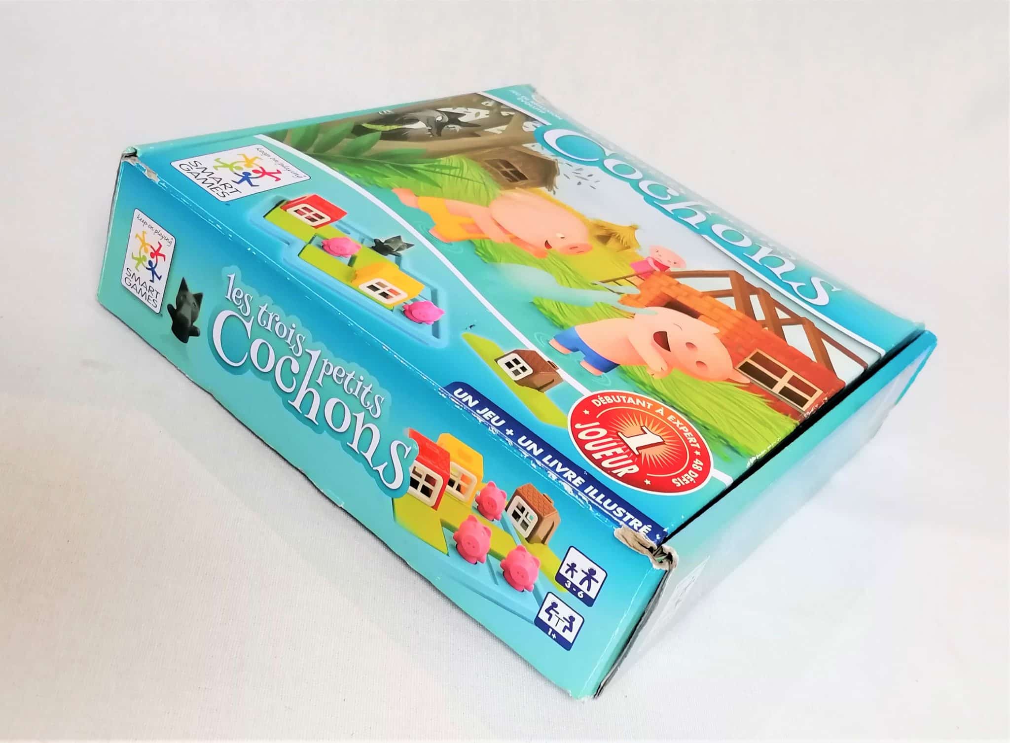 Jeu De Société Smart Games - Les Trois Petits Cochons (version Deluxe) - Complet - Occasion