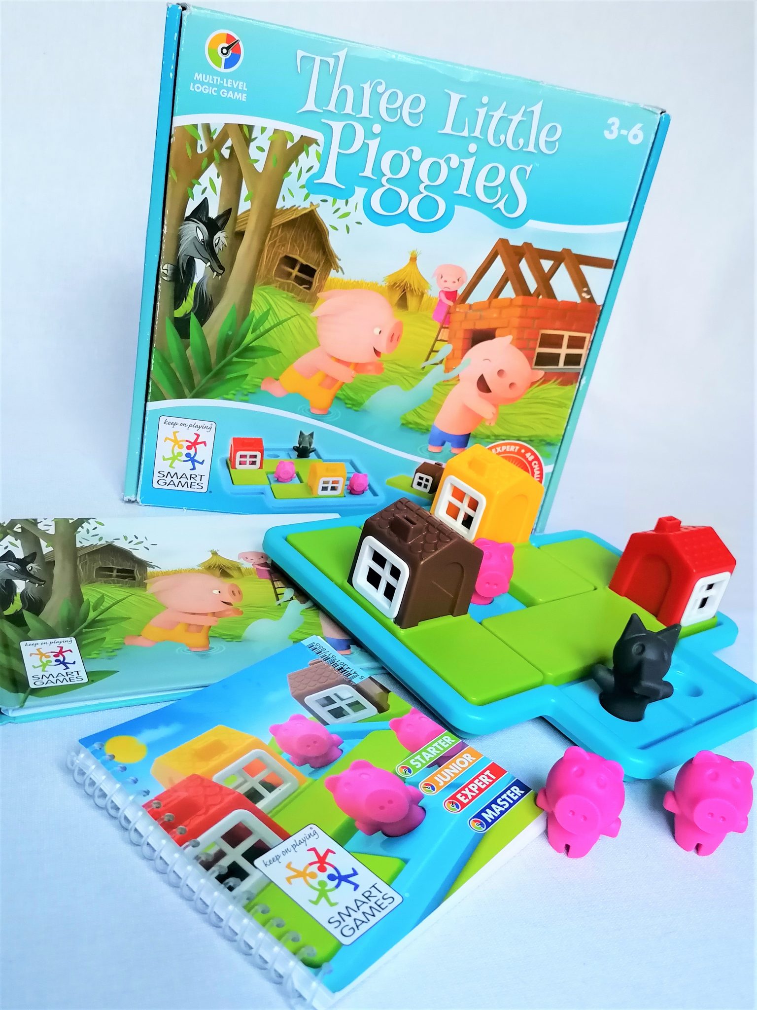 Jeu De Société Smart Games - Les Trois Petits Cochons Deluxe - Complet - Occasion