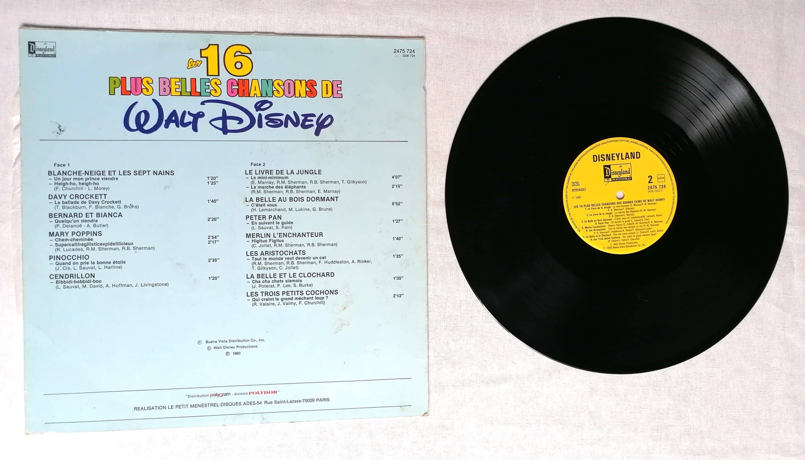 Disney Les plus belles chansons - Collectif - Vinyle album - Achat