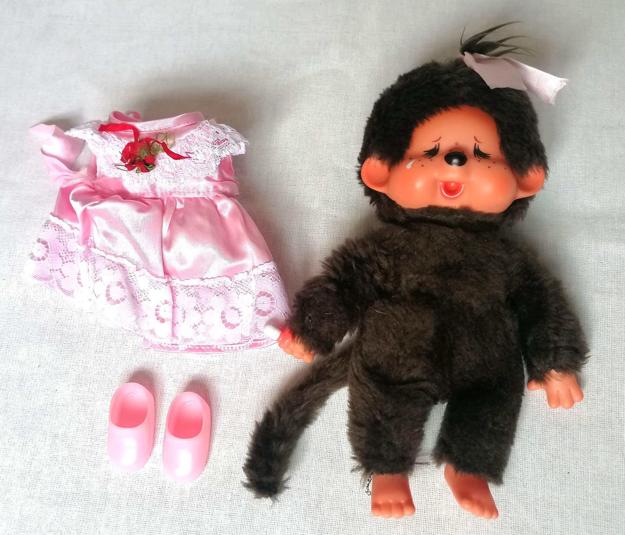 Lot De 5 Figurines Vintage Kiki Lessive Bonux #4 - Collection Monchhichi, OMO - Occasion